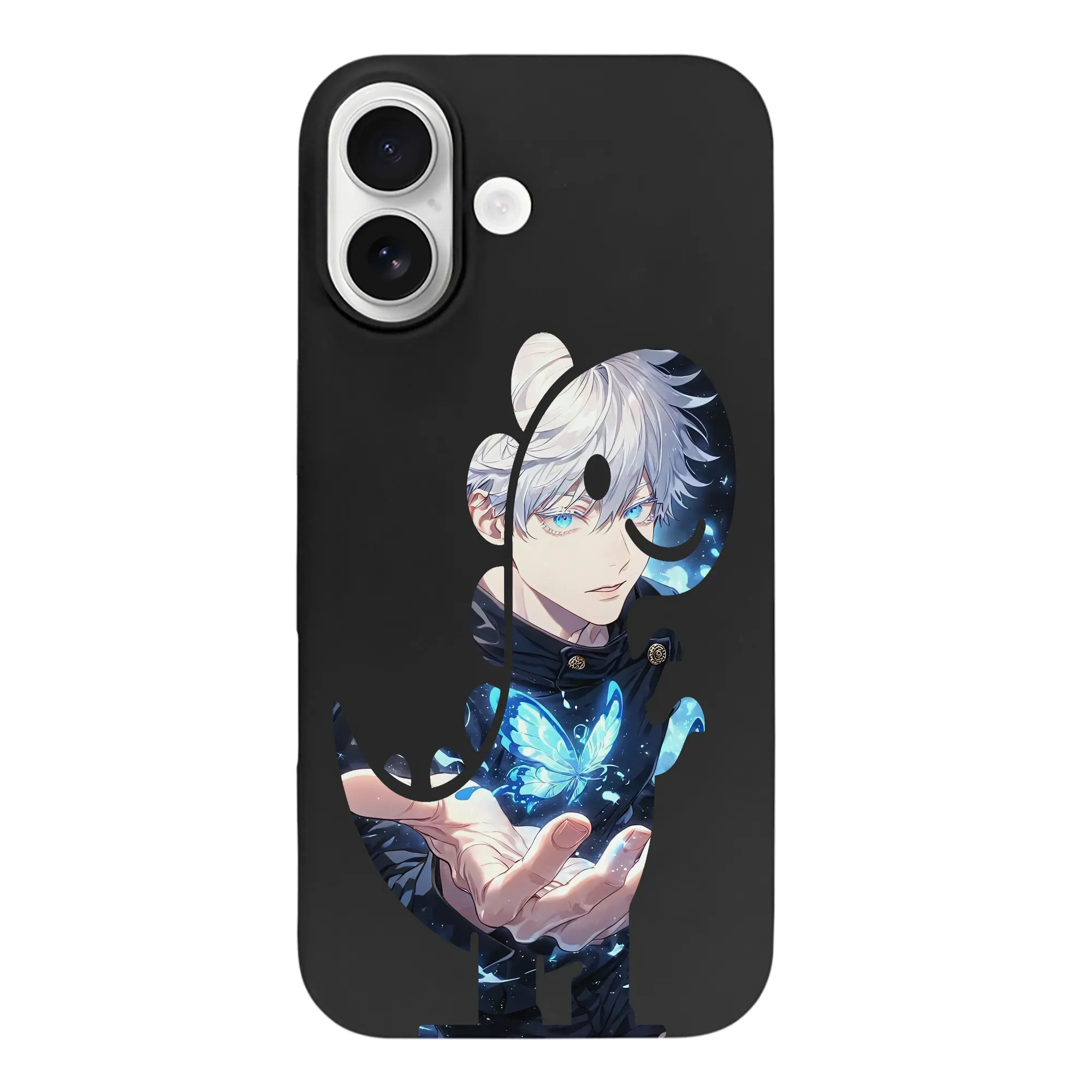 呪術廻戦 グッズ,五条 悟 - iPhone 17 シリーズ シリコンケース 薄型 耐衝撃 指紋防止 ソフトタッチカバー 精密フィット 傷防止 保護ケース iPhone 17/17 Air/17 Pro/17 Pro Max 対応